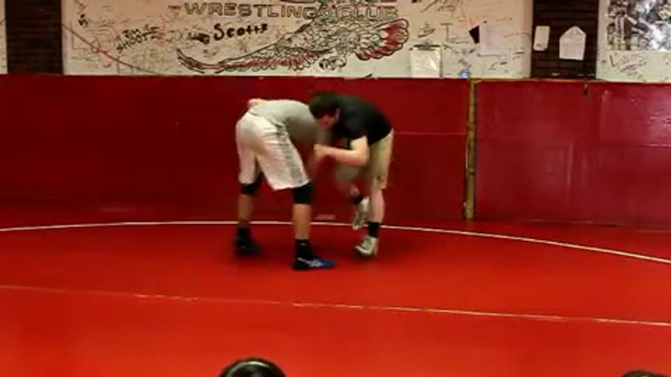 Front Headlock - Pass-By to a High Crotch